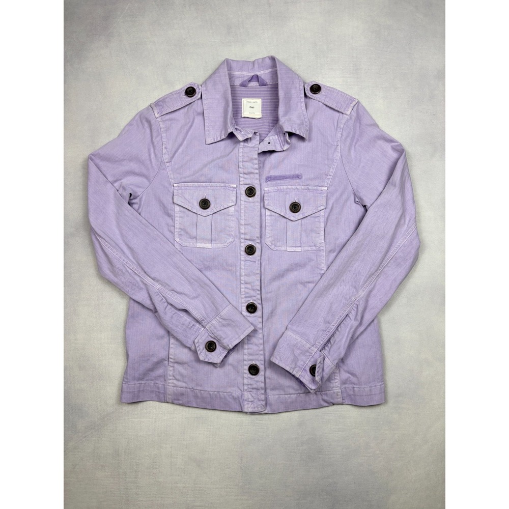 Gap Utility Jacket Womens XS Lavender Purple Spring 2013 Field Coat SP13 XS